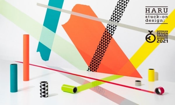 La cinta de decoración “HARU stuck-on design;” gana un reconocimiento internacional con el premio German Design Award 2021