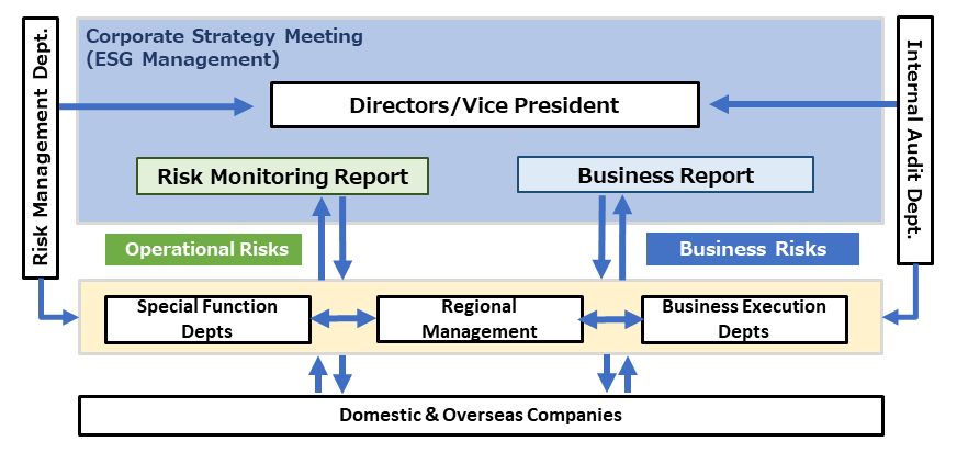 Risk Management System Chart